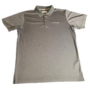 Columbia Omni-Wick Gray Men’s Medium Collared Shirt Medium